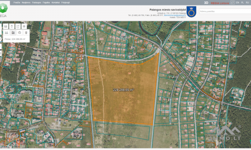 Terrain d'investissement à Šventoji