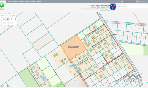 Terrain d'investissement dans le quartier de Kaunas