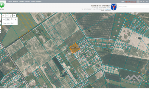 Investment Plot in Kaunas District