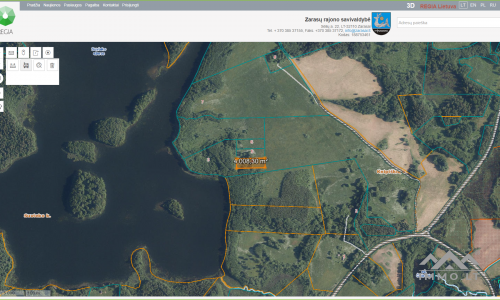 Plot for Countryside Residence or Cottage With View of Three Lakes