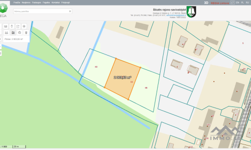 Terrain Résidentiel Près de la Forêt et du Lagon de Courlande